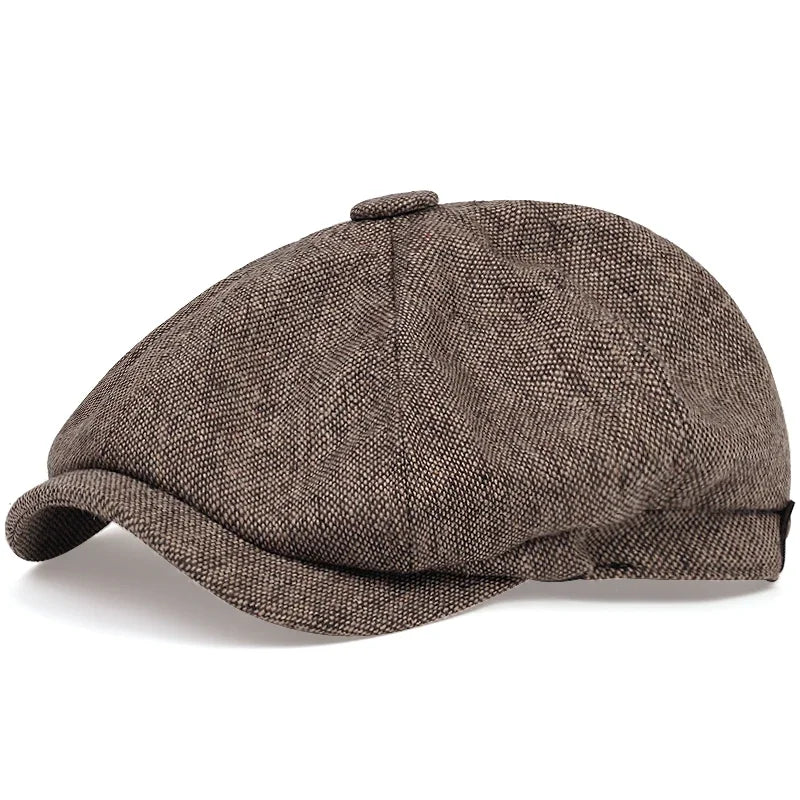 Casquette Gavroche Homme Tweed Chiné