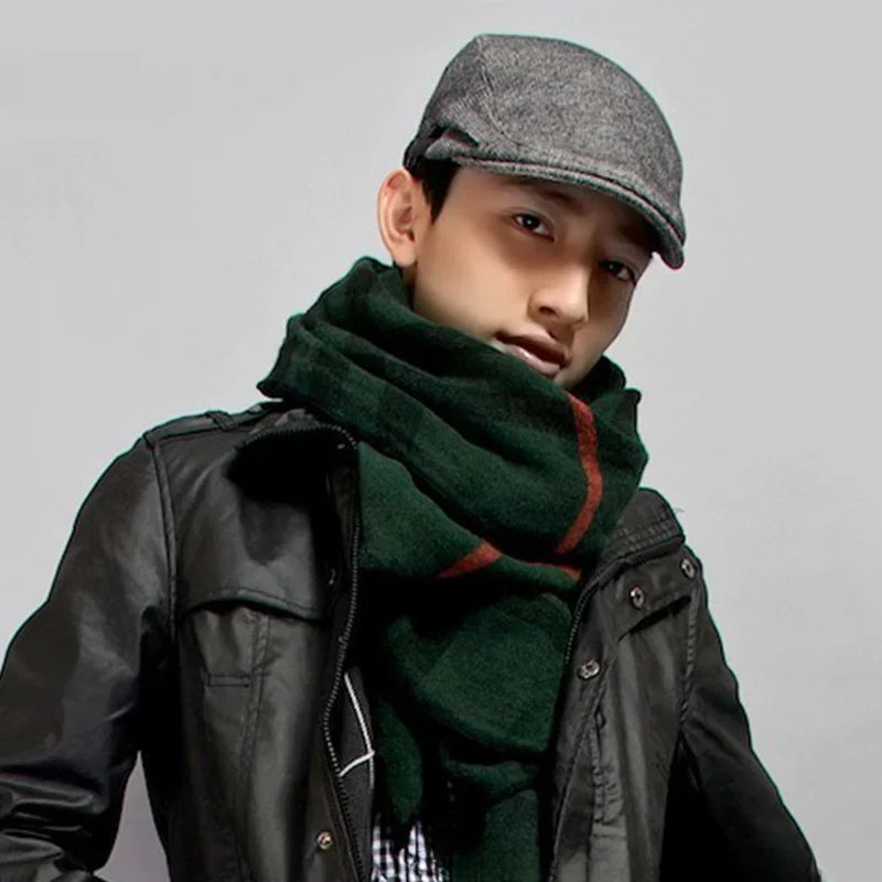 Casquette Plate Homme Tweed Classique