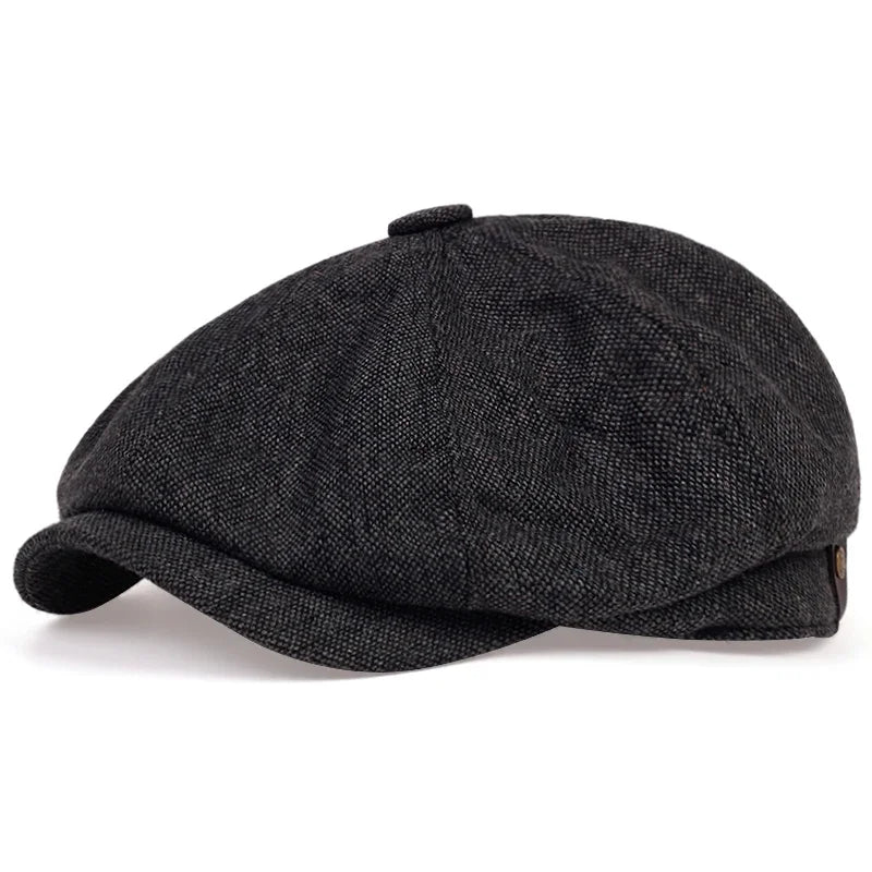 Casquette Gavroche Homme Tweed Chiné
