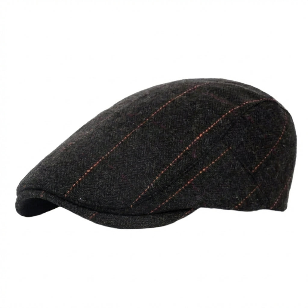 Casquette Plate Homme Tweed Classique