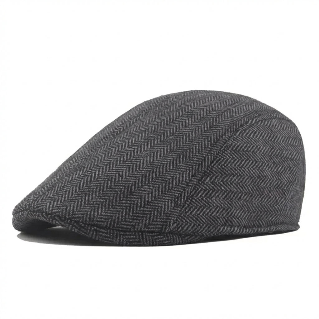 Casquette Plate Homme Tweed Classique